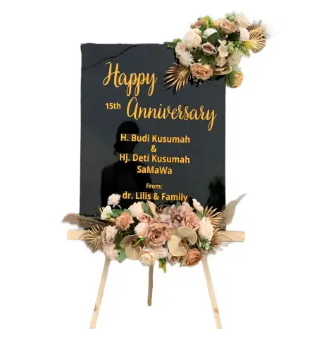 Papan Bunga Akrilik Krebet