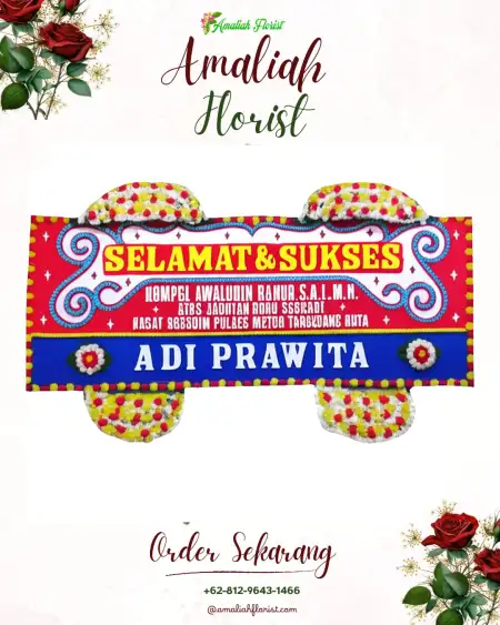 Papan Bunga Ucapan Selamat Krebet